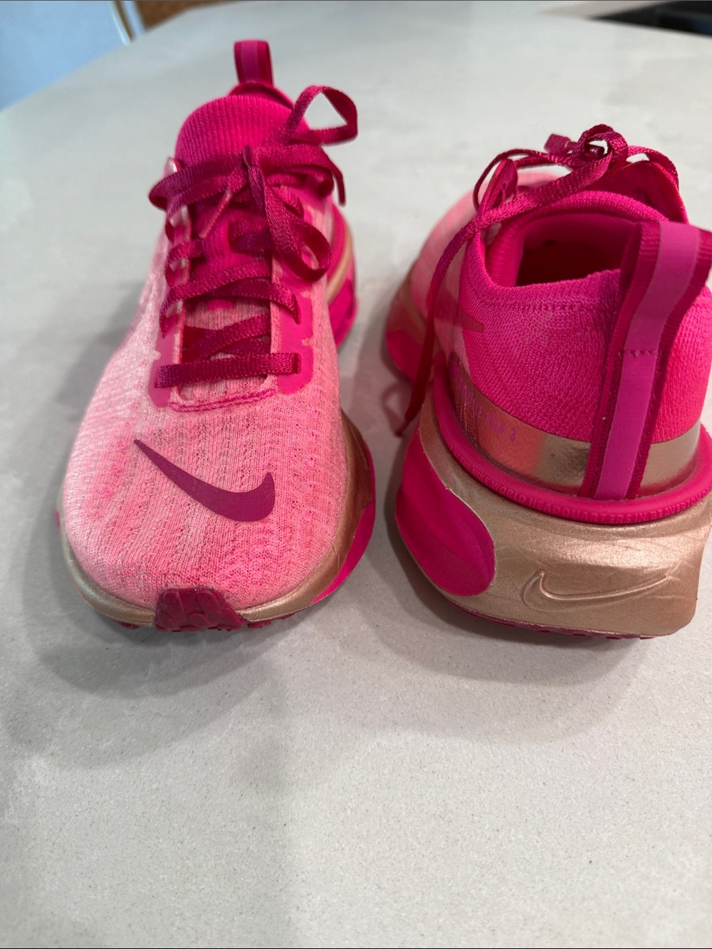 Nike zoom x Women's Pink Mesh Athletic Sneakers - Picture 3 of 7